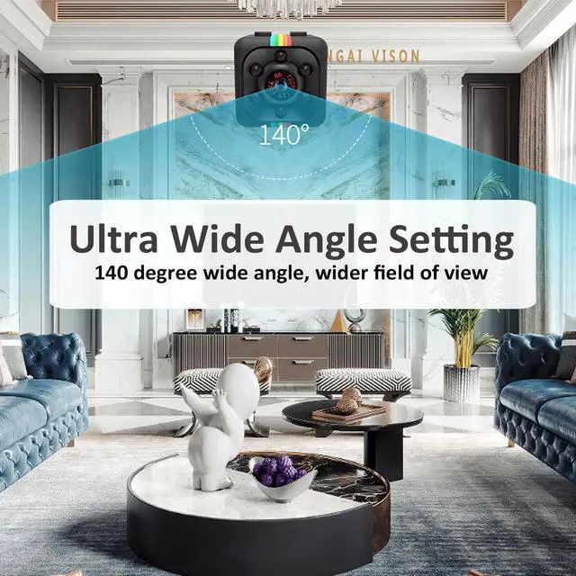 Alt view image 2 of 7 - Mini 1080P Action Camera - Portable Action Security Motion Sport Camera - Wireless Night Camera Indoor Outdoor