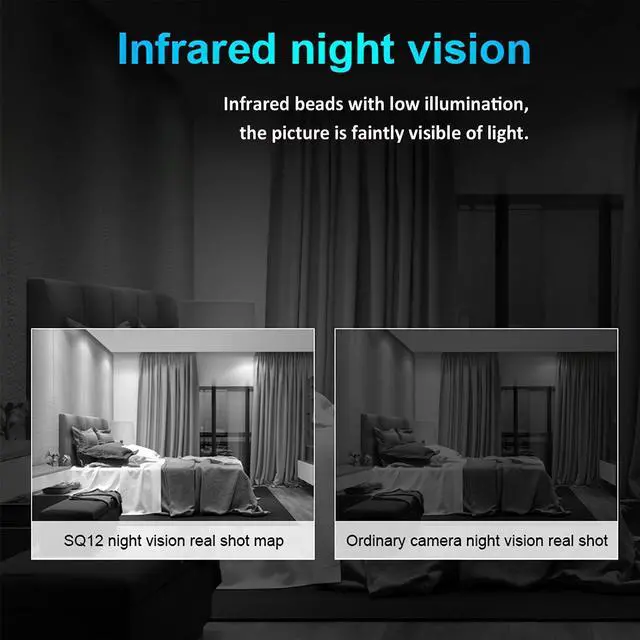 Alt view image 4 of 7 - Mini 1080P Action Camera - Portable Action Security Motion Sport Camera - Wireless Night Camera Indoor Outdoor