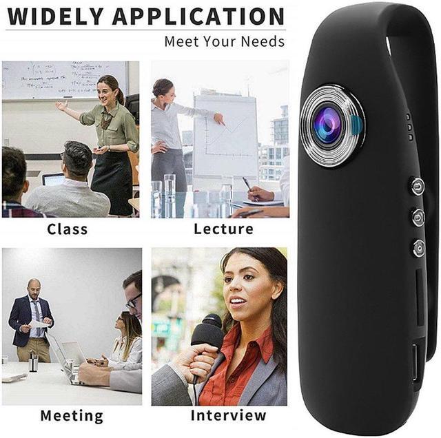 Alt view image 3 of 7 - Mini Body Camera 1080P Hidden Cameras Body Mounted Video Camera, Small Personal Wearable Pocket Body Worn Cam Bike Camera for Cycling Home Office Security