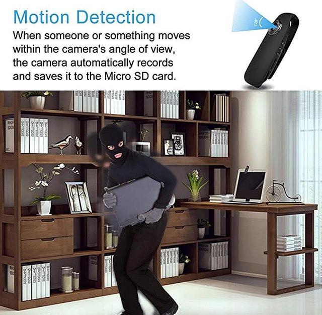 Alt view image 6 of 7 - Mini Body Camera 1080P Hidden Cameras Body Mounted Video Camera, Small Personal Wearable Pocket Body Worn Cam Bike Camera for Cycling Home Office Security