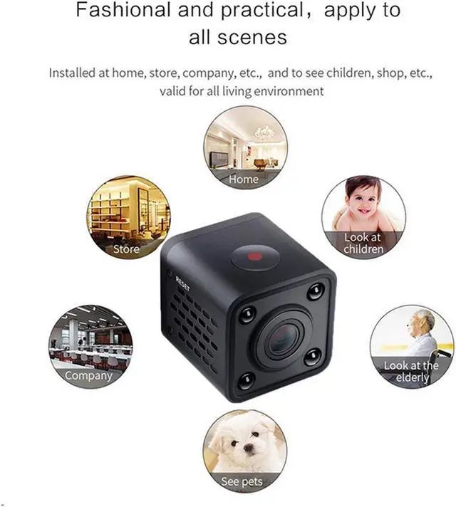Alt view image 5 of 7 - Mini Hidden Camera HD 1080P Motion Detection Small Video Camera Night Monitoring Camera