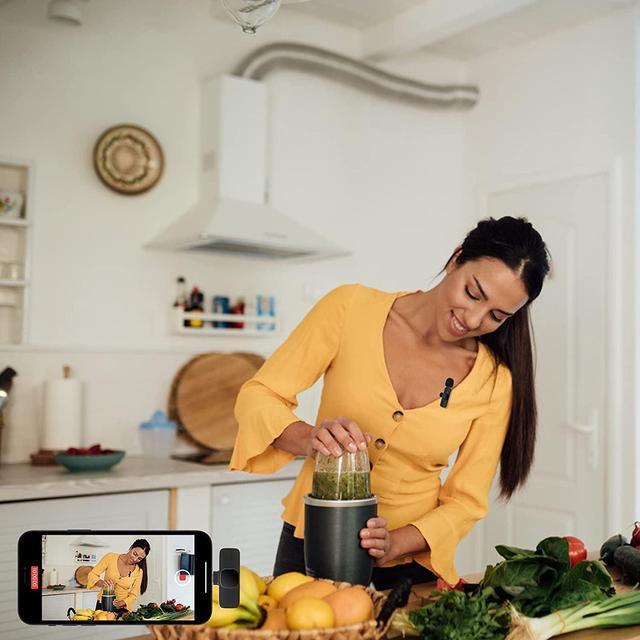 SYNCO Wireless Lavalier Microphone For IPhone & IPad - 150ft Range Lapel Mic With Noise Reduction For YouTube & TikTok