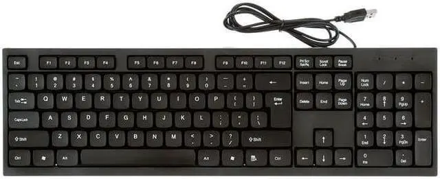 Alt view image 4 of 7 - Wired Mouse Keyboard Set, 1200dpi Mice Mechanical Feeling Full Layout 104 Keys Keypad Combo for PC Laptop Desktop Game and Work
