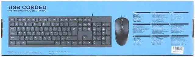 Alt view image 6 of 7 - Wired Mouse Keyboard Set, 1200dpi Mice Mechanical Feeling Full Layout 104 Keys Keypad Combo for PC Laptop Desktop Game and Work