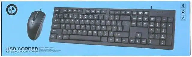 Alt view image 7 of 7 - Wired Mouse Keyboard Set, 1200dpi Mice Mechanical Feeling Full Layout 104 Keys Keypad Combo for PC Laptop Desktop Game and Work