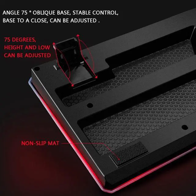 Alt view image 6 of 7 - Gaming Keyboard and Mouse Combo with Headset, K59 RGB Backlit 3 Colors Keyboard, 6 Button 4DPI USB Wired Gaming Mouse, Lighted Gaming Headset with Microphone Set For Gamer