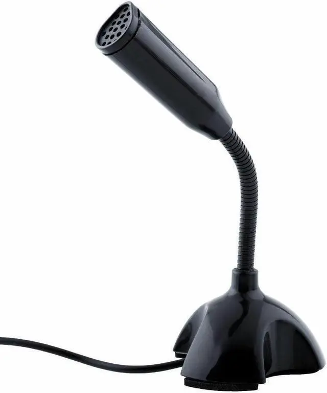 Alt view image 2 of 2 - USB Stand Instrument Microphone for Tablet Laptop Black Mini Studio Speech New