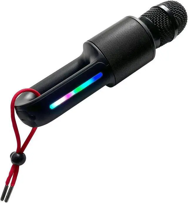 Alt view image 3 of 5 - The Singing Machine SMM575 Singing Machine Move Microphone with Lighting Effects and Bluetooth, Black