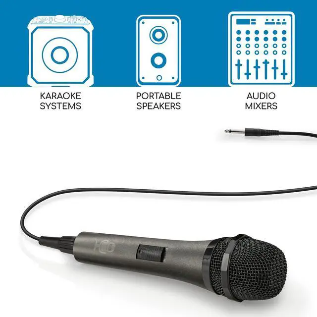 Alt view image 2 of 7 - The Singing Machine SMM-205 Unidirectional Microphone