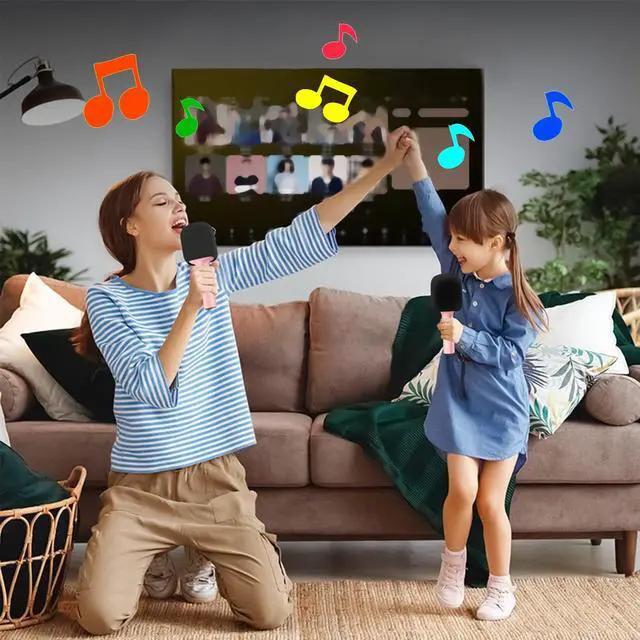 Alt view image 3 of 6 - Wireless Bluetooth Condenser Microphone, Live Streaming Singing Microphone, Audio Integrated Microphone, Smartphone, Karaoke Treasure Green