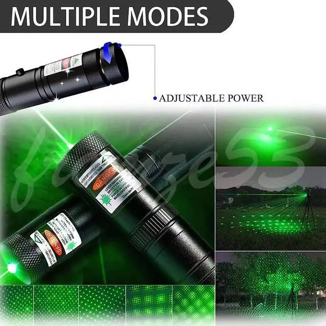 Alt view image 2 of 7 - 990 Miles Beam Green Laser Pointer Pen 532nm Lazer Torch USB Rechargeable