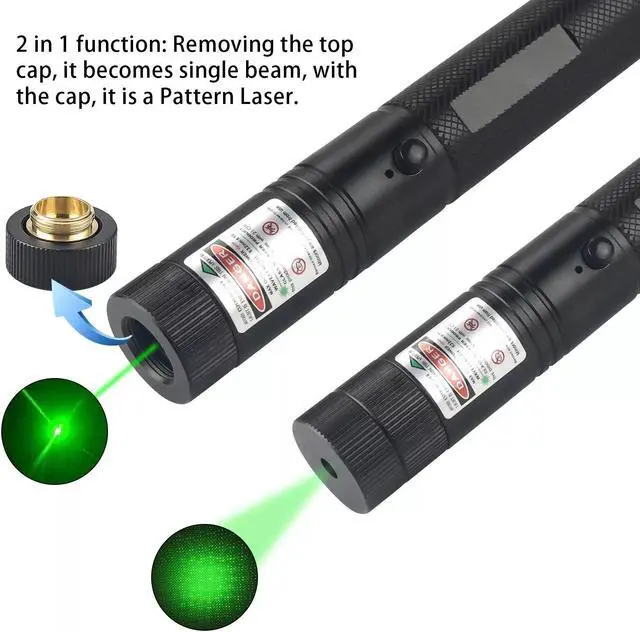 Alt view image 7 of 7 - 990Miles Rechargeable Lazer Green Laser Pointer Pen Astronomy Visible Beam Light