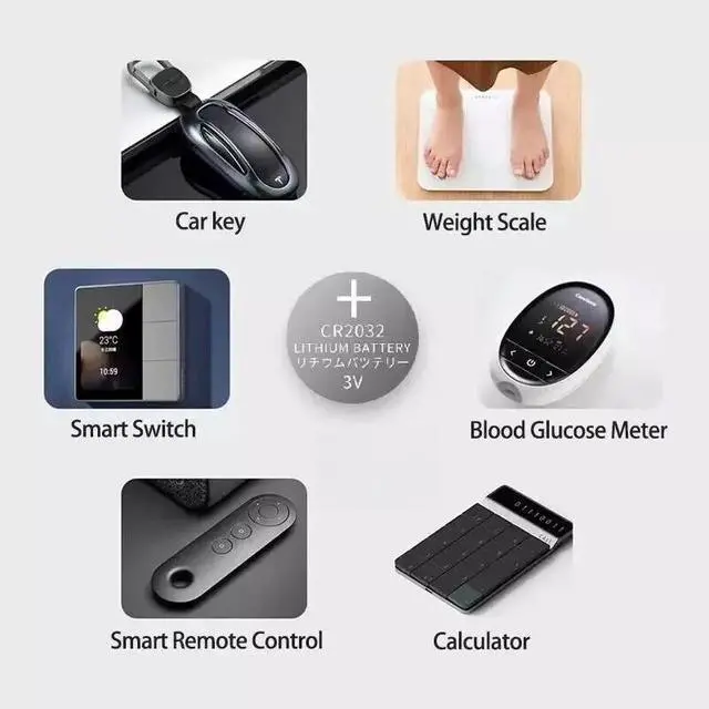 Alt view image 4 of 6 - 10 x LITHIUM BATTERY 3V CR2032 CR 2032 BR2032 DL2032 Remote Button Cell Watch