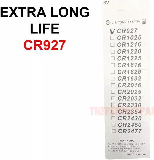 Alt view image 6 of 7 - 5 PCS CR927 DL927 BR927 LM927 KCR927 927 Lithium Battery 3V Button Cell Watch US