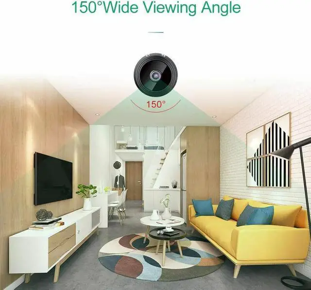 Alt view image 6 of 7 - Mini Wireless Hidden Camera WiFi IP Home Security DVR Night Vision HD USB 1080P