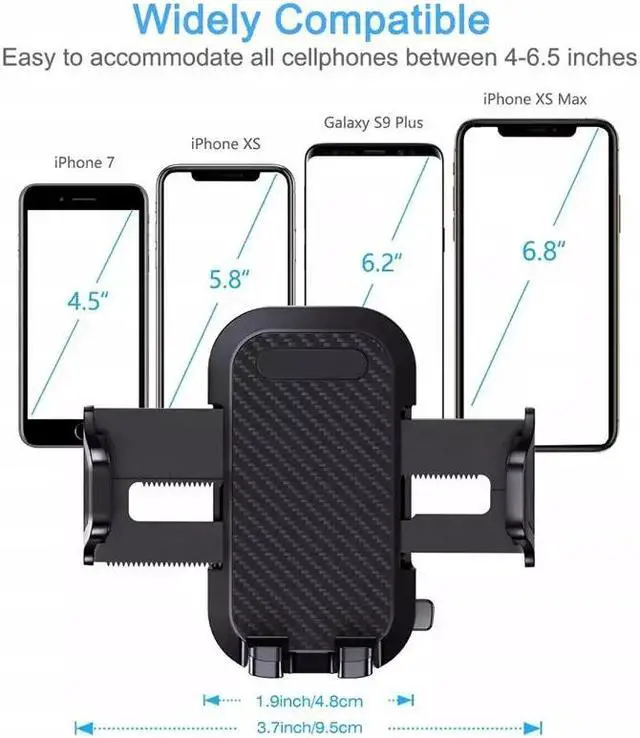 Alt view image 4 of 7 - 360° Universal Mount Holder Car Stand Windshield For Mobile Cell Phone GPS