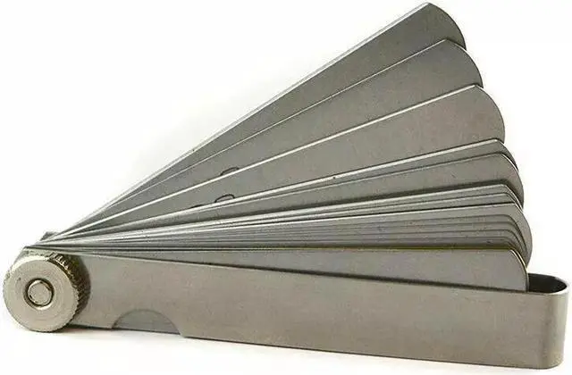 Alt view image 3 of 7 - 32 Blade Feeler Gauge Dual Reading Combination Feeler Gauge Metric & SAE US NEW