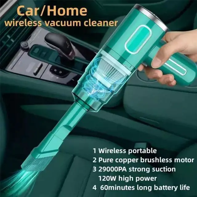 Alt view image 5 of 7 - 29000PA Cordless Hand Held Vacuum Cleaner Mini Portable Car Auto Home Wireless
