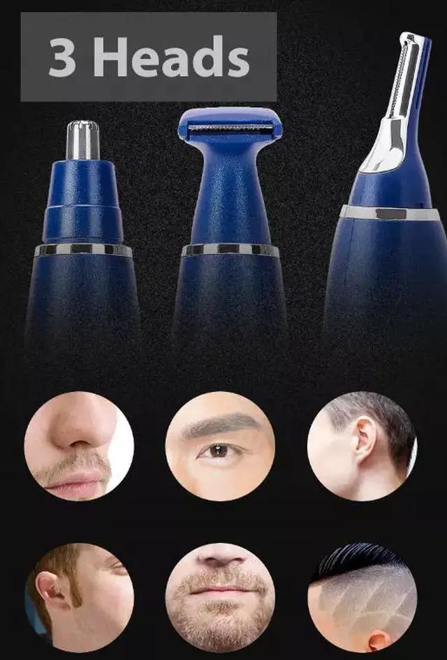 Alt view image 5 of 5 - Electric Ear Beard Nose Hair Trimmer Eyebrow Mustache Remover Shaver Clipper New