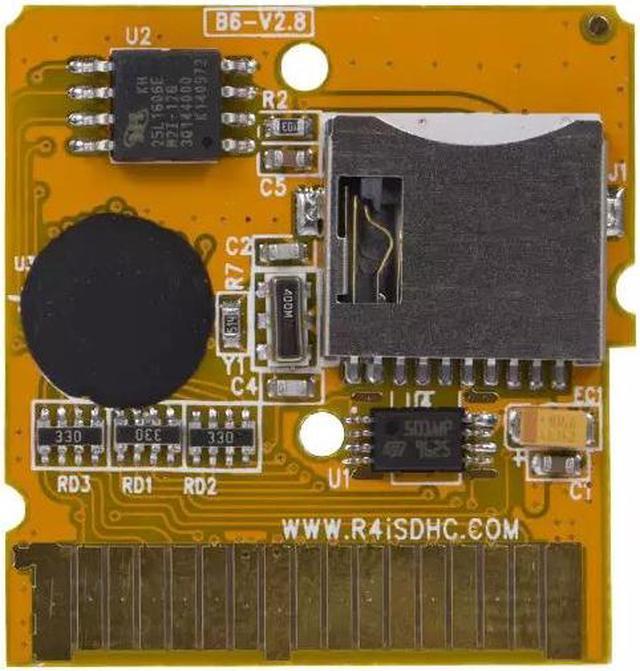 Alt view image 6 of 7 - 2024 Version R4 Gold Pro SDHC R4i For DS/3DS/2DS Revolution Cartridge + USB