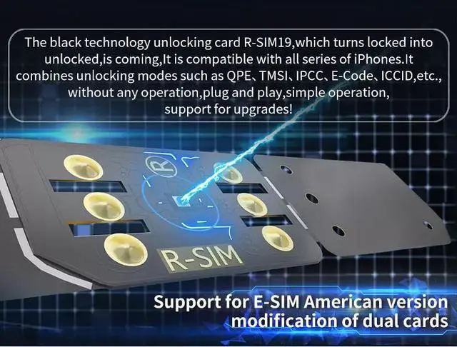 Alt view image 3 of 7 - R-SIM19 NEW QPE Stable Unlock SIM Card For iPhone 15 Plus 14 13 Pro Max 12 IOS17