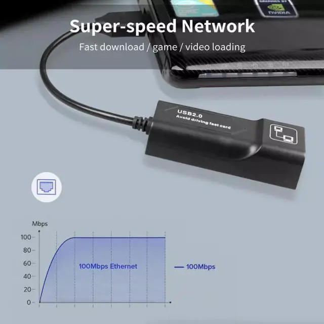 Alt view image 3 of 7 - USB 3.0 Gigabit Ethernet LAN RJ45 1000Mbps Network Adapter For Windows PC Mac
