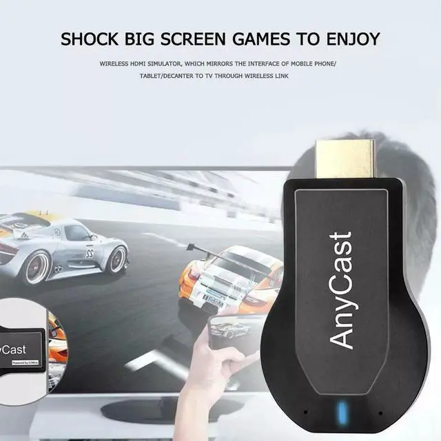 Alt view image 3 of 7 - 4K WiFi HDMI Anycast Miracast Airplay TV Wireless Display DLNA Dongle Adapter
