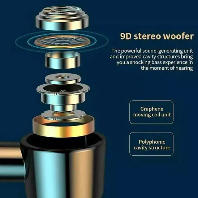 Alt view image 3 of 7 - Wireless Bluetooth 5.0 Earpiece Headset Driving Trucker Earbuds Noise Cancelling