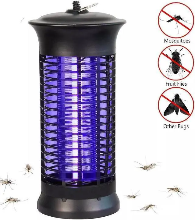 Alt view image 3 of 7 - Electric Fly Gnat Killer Lamp Pests Fly Insect Trap Mosquito Bug Zapper 4,000V