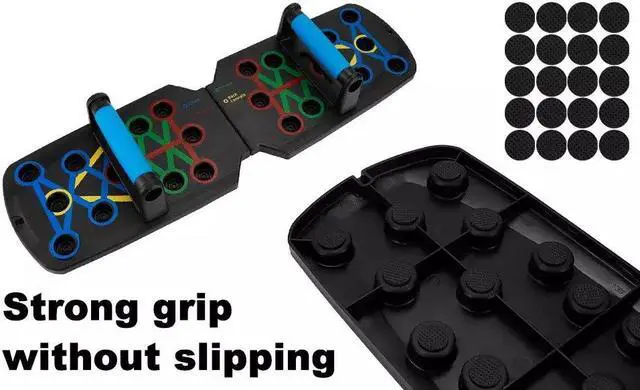 Alt view image 7 of 7 - 28 in 1 Push Up Rack Board System Fitness Workout Train Home Gym Exercise Stands