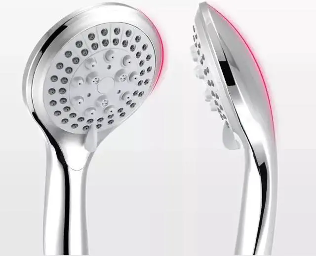 Alt view image 5 of 7 - High Pressure Shower Head 5 Settings Handheld Shower Heads Spray With 5 FT Hose