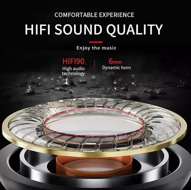 Alt view image 2 of 7 - Waterproof Bluetooth 5.0 Earbuds Stereo Sport Wireless Headphones in Ear Headset