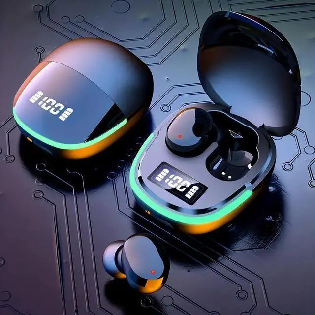 Main image of 2024 Wireless Earbuds with LED Display, Touch Control, In-Ear TWS for iOS/Android - Sports, Music, Gaming