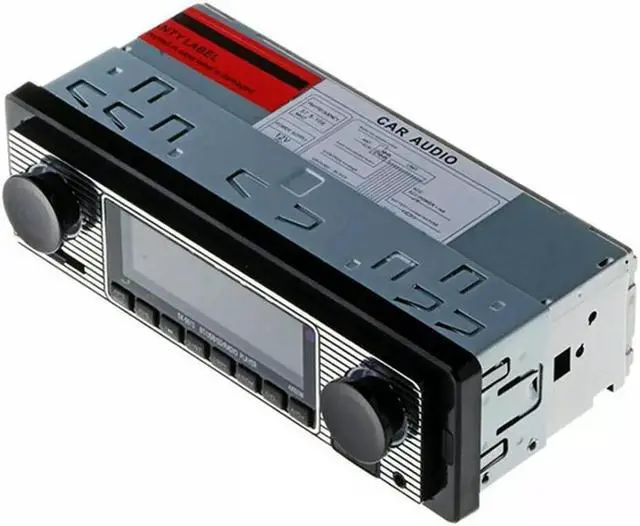 Alt view image 7 of 7 - Bluetooth Vintage Car FM Radio MP3 Player USB Classic Stereo Audio Receiver AUX