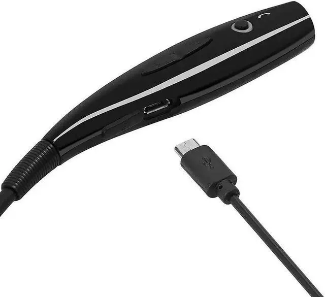Alt view image 7 of 7 - Bluetooth Neckband Wireless Headphones Mic Headset Stereo Earbuds Earphone