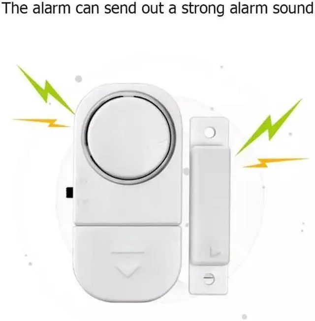 Alt view image 2 of 7 - 6 PCS WIRELESS Home Window Door Burglar Security ALARM System Magnetic Sensor