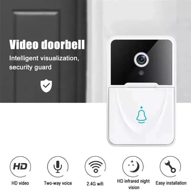 Main image of Wireless Security WiFi Smart Doorbell Intercom Video Camera Bell Chime Door Ring