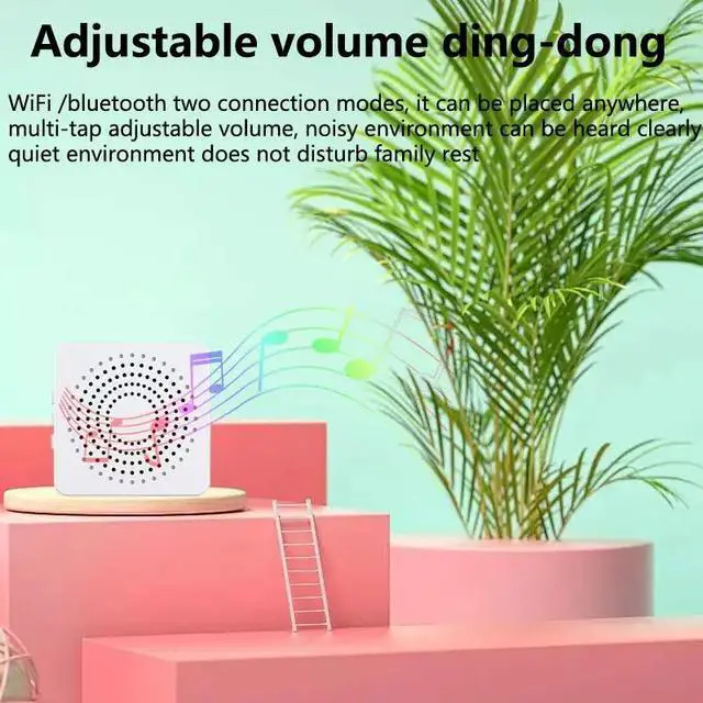 Alt view image 6 of 6 - Wireless Security WiFi Smart Doorbell Intercom Video Camera Bell Chime Door Ring