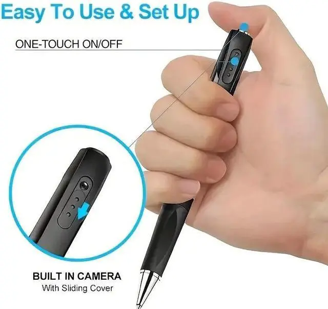 Alt view image 5 of 6 - 1pc Portable Camera With Video 1080P HD Security Camera Surveillance Camera Mini Camera Portable Camera Recording, Small Security Camera, Perfect For Lectures, Classrooms, Offices Come With 32G Card