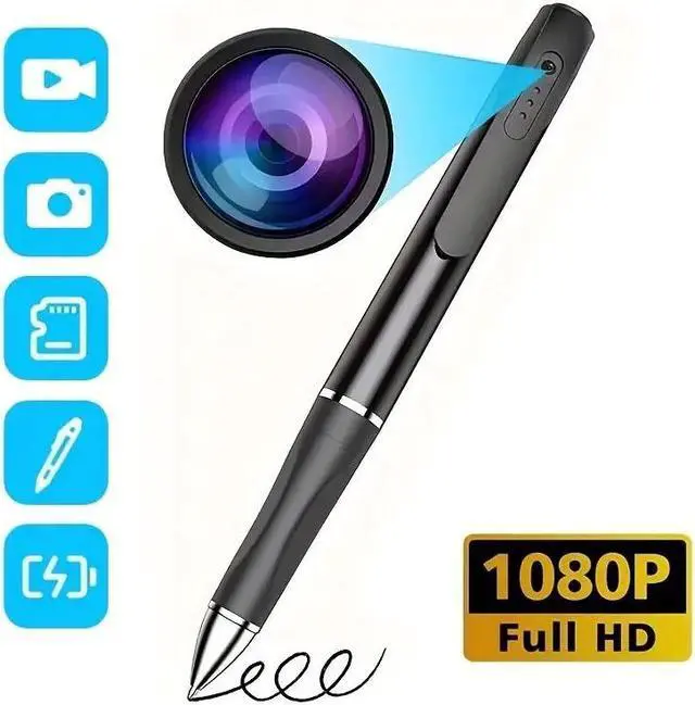 Main image of 1pc Portable Camera With Video 1080P HD Security Camera Surveillance Camera Mini Camera Portable Camera Recording, Small Security Camera, Perfect For Lectures, Classrooms, Offices Come With 32G Card