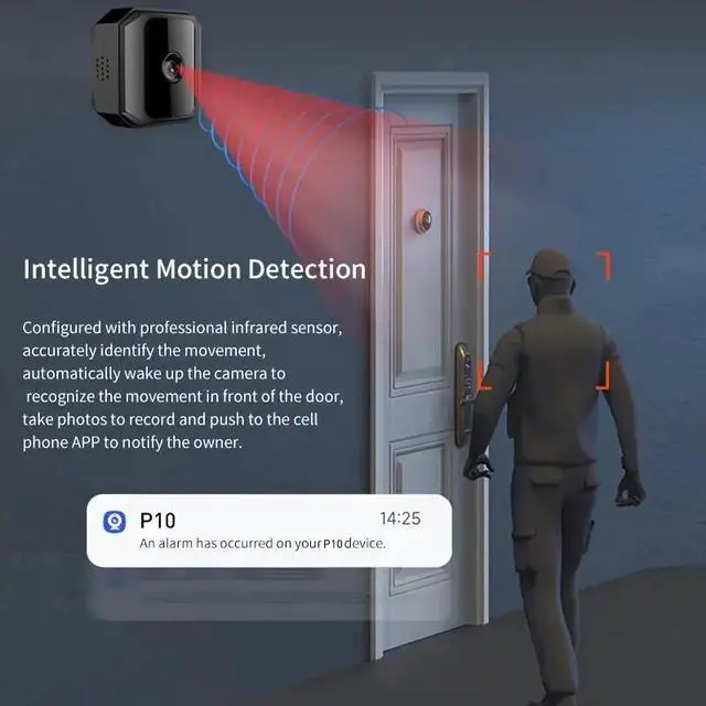 Alt view image 6 of 7 - 1 Set, 480P Surveillance Camera, APP Supported, TF Card Supported, Remote Monitoring