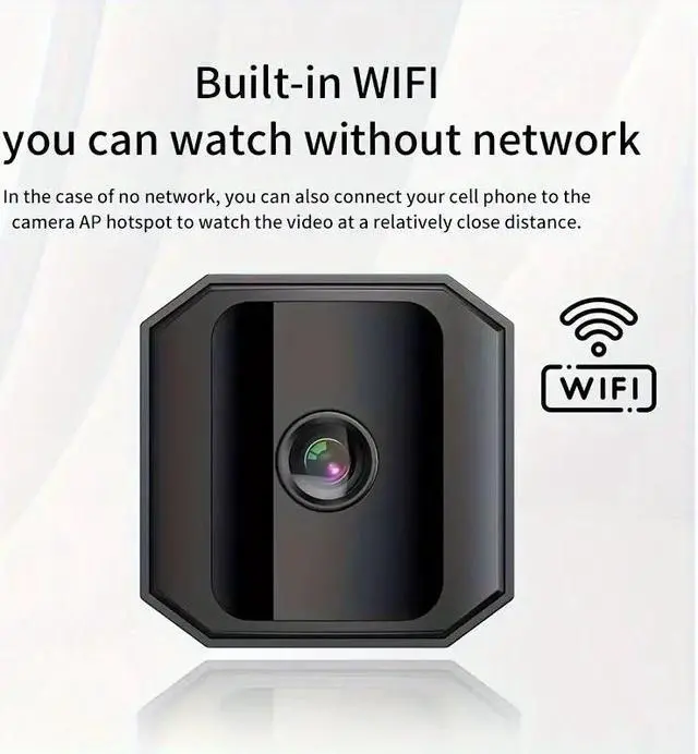 Main image of 1 Set, 480P Surveillance Camera, APP Supported, TF Card Supported, Remote Monitoring