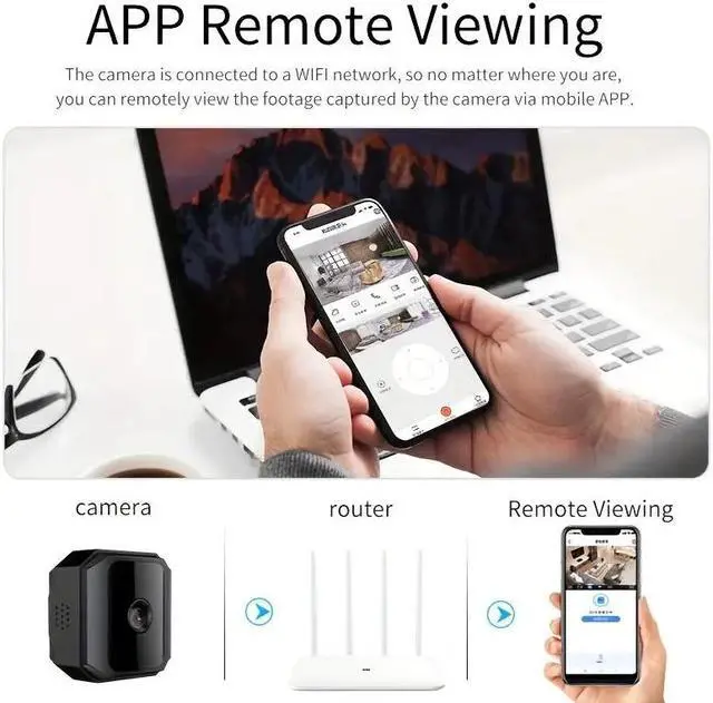 Alt view image 3 of 7 - 1 Set, 480P Surveillance Camera, APP Supported, TF Card Supported, Remote Monitoring
