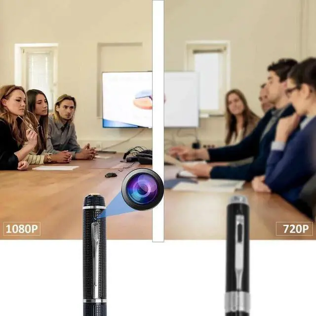 Alt view image 7 of 7 - Hidden Cam Pocket Pen Camera 1080P HD Mini Body Video Recorder DVR Security USB