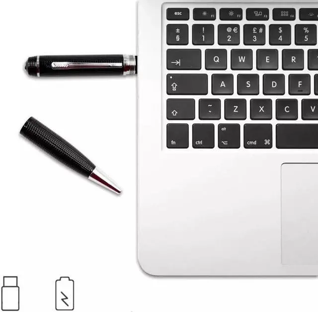 Alt view image 4 of 7 - Hidden Cam Pocket Pen Camera 1080P HD Mini Body Video Recorder DVR Security USB