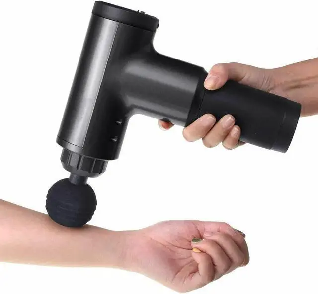 Alt view image 7 of 7 - Massage Gun Percussion Massager Deep Tissue Muscle Vibrating Relaxing + 4 Heads