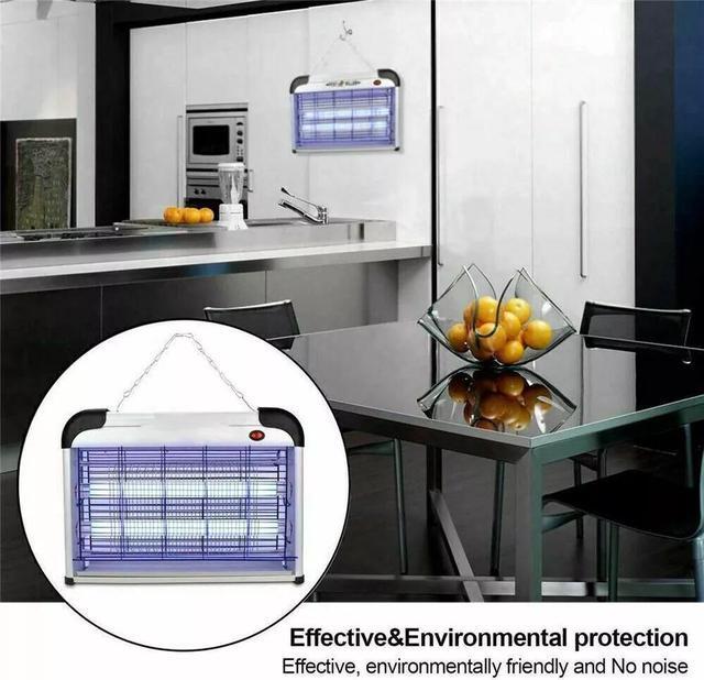 Alt view image 4 of 7 - Lamp Insect Killer Mosquito Zapper Bug Pest Fly Trap Electric Indoor Light Lawn