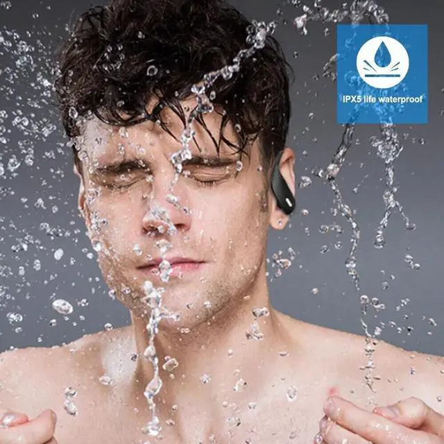 Alt view image 7 of 7 - Bluetooth Headset TWS 5.0 Wireless Earphones Earbuds Headphones Stereo Ear Hook