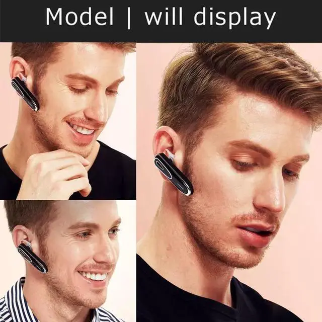 Alt view image 2 of 7 - Earpiece Bluetooth Wireless Handsfree Driving Headset Headphone Microphone