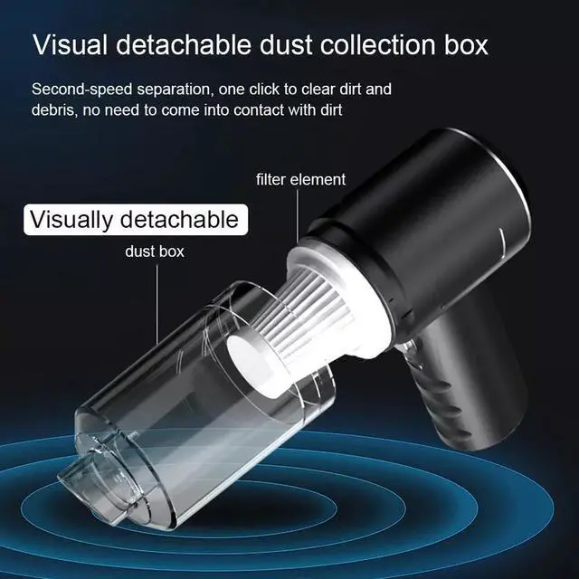 Alt view image 3 of 7 - 120W Cordless Handheld Vacuum Cleaner Small Mini Portable Car Auto Home Wireless